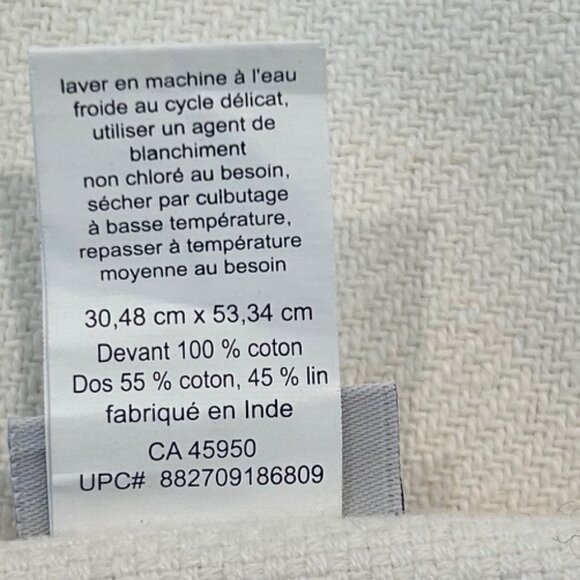 Indigo Cotton / Linen Pillow Cover - Picture 7 of 8